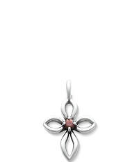 James Avery Remembrance Cross Birthstone Charm