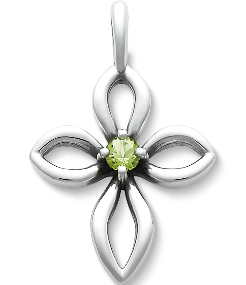 James Avery Remembrance Cross Birthstone Charm