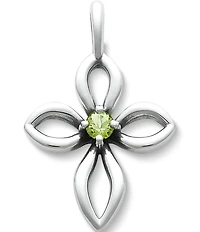 James Avery Remembrance Cross Birthstone Charm