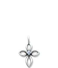 James Avery Remembrance Cross Lab-Created Birthstone Charm