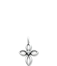 James Avery Remembrance Cross Lab-Created Birthstone Charm