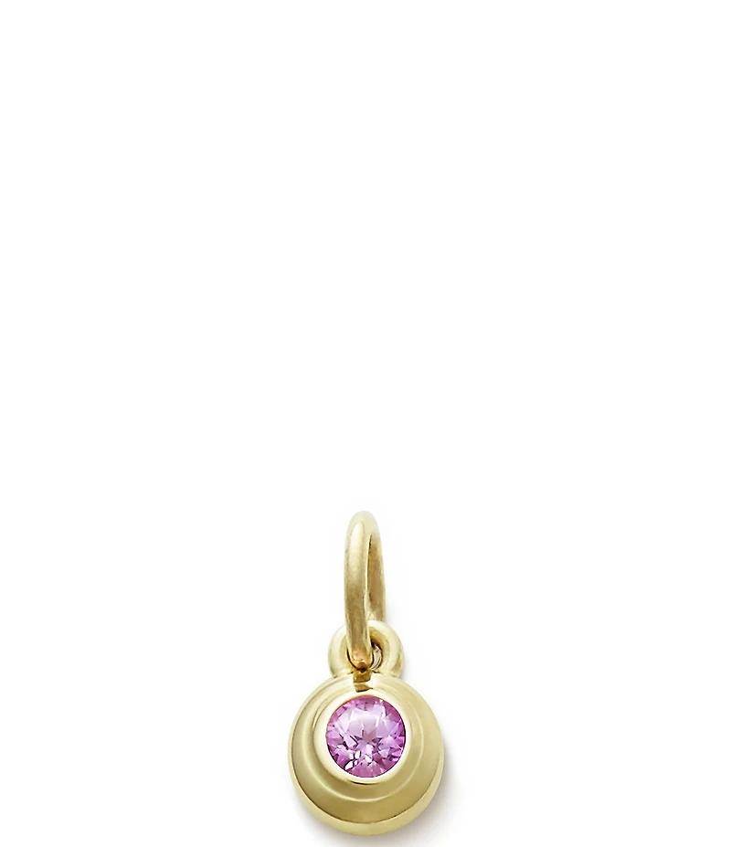 James Avery 14K Gold Remembrance Lab-Created Birthstone Pendant Charm