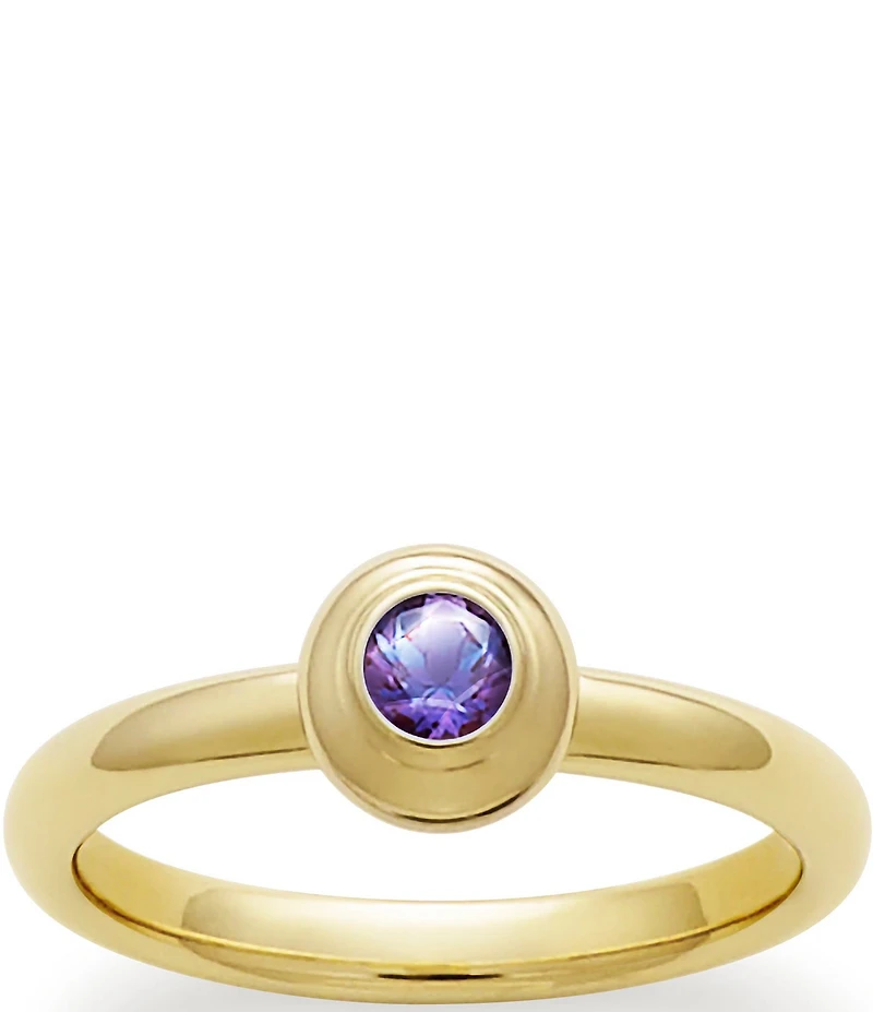 James Avery 14K Remembrance Birthstone Ring with Lab-Created Gem