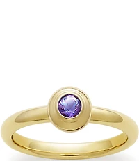 James Avery 14K Remembrance Birthstone Ring with Lab-Created Gem