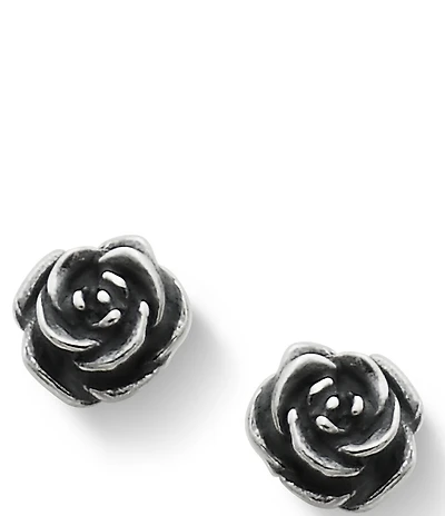 James Avery Rose Sterling Silver Stud Earrings