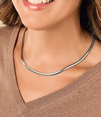 James Avery Rounded Herringbone Chain Necklace