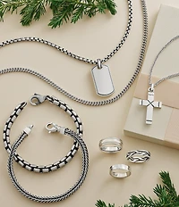 James Avery Rustic Box Link Bracelet