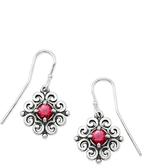 James Avery Scrolled Ear Hooks with Birthstone