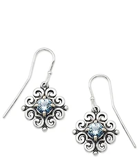 James Avery Scrolled Ear Hooks with Birthstone