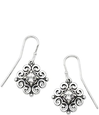 James Avery Scrolled Ear Hooks with Birthstone