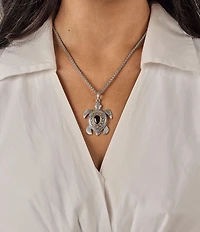 James Avery Sea Turtle Gemstone Pendant