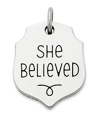 James Avery She Believed Charm