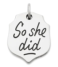 James Avery She Believed Charm