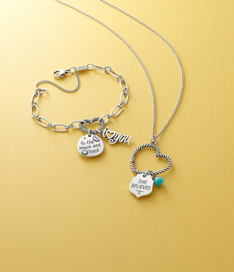 James Avery She Believed Charm