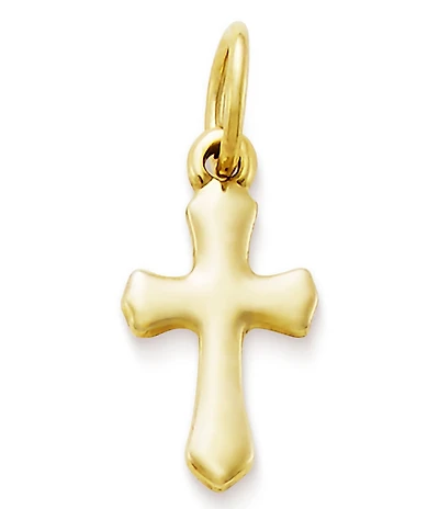 James Avery Small Flared 14k Gold Cross Charm
