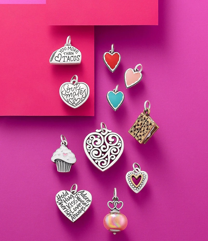 James Avery Sorrento Heart Pendant Charm