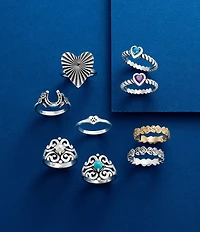 James Avery Spanish Lace Cultured Pearl Ring