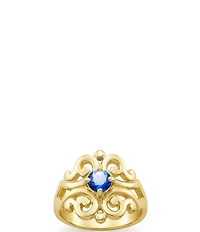James Avery 14K Spanish Lace Birthstone Ring with Lab-Created Gem