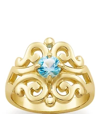 James Avery 14K Spanish Lace Birthstone Ring