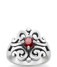 James Avery Spanish Birthstone Lace Ring with Lab-Created Gem