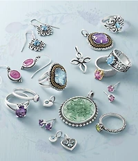 James Avery Spanish Birthstone Lace Ring with Lab-Created Gem