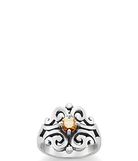 James Avery Spanish Birthstone Lace Ring with Lab-Created Gem