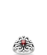 James Avery Spanish Birthstone Lace Ring with Lab-Created Gem