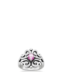 James Avery Spanish Birthstone Lace Ring with Lab-Created Gem