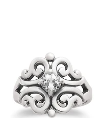 James Avery Spanish Birthstone Lace Ring with Lab-Created Gem