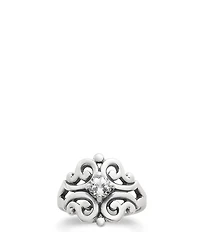 James Avery Spanish Birthstone Lace Ring with Lab-Created Gem