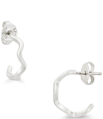 James Avery Squiggle Hoop Earrings