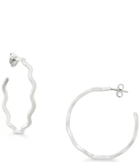 James Avery Squiggle Hoop Earrings