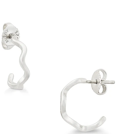James Avery Squiggle Hoop Earrings