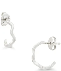 James Avery Squiggle Hoop Earrings
