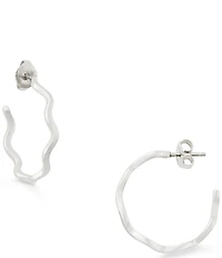 James Avery Squiggle Hoop Earrings