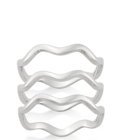 James Avery Squiggle Ring Set