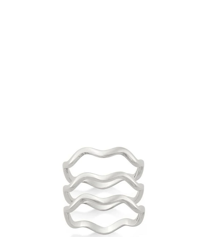 James Avery Squiggle Ring Set