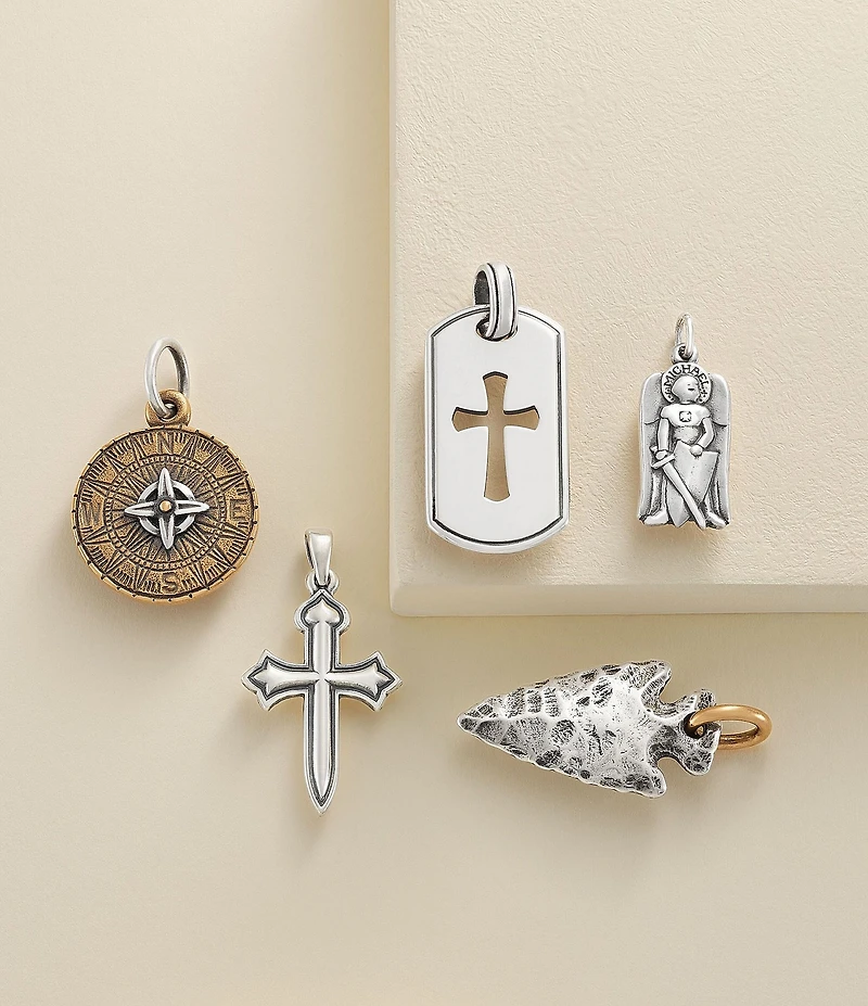 James Avery St. Michael Charm