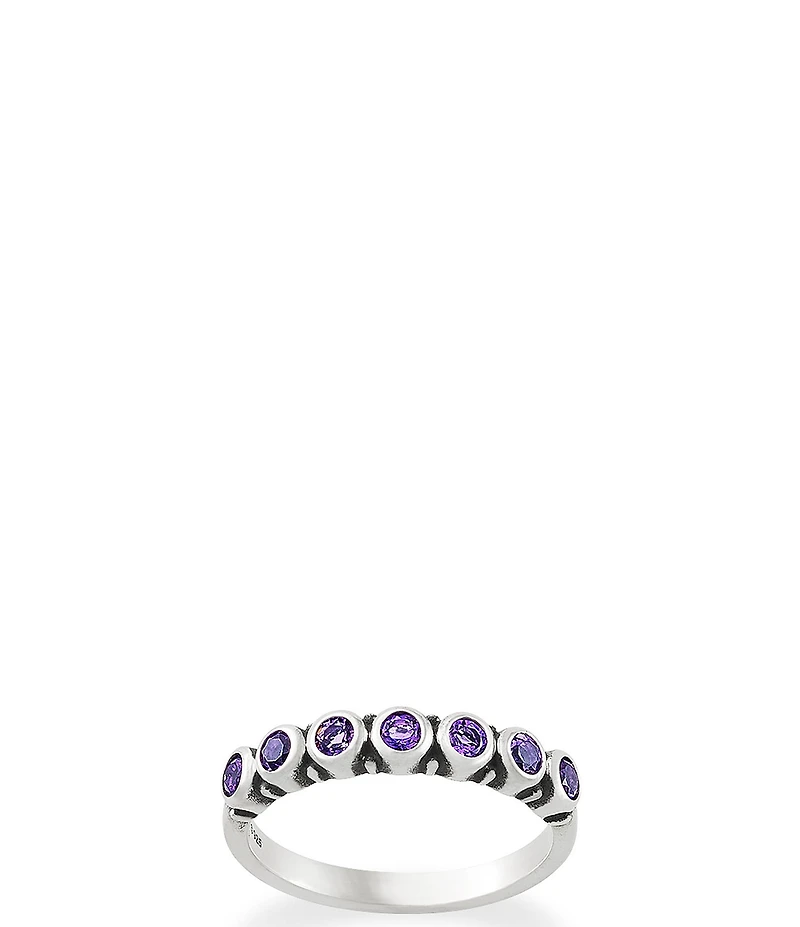 James Avery Stacker Ring with Gemstones
