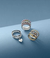 James Avery Stacker Ring with Lab-Created Multi Gemstones