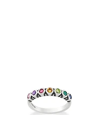 James Avery Stacker Ring with Lab-Created Multi Gemstones