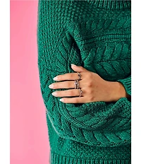 James Avery Stacker Ring with Lab-Created Multi Gemstones