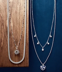 James Avery Star Drops Collar Necklace