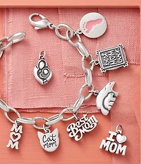 James Avery Sterling Silver Changeable Charm Bracelet