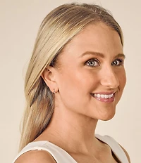 James Avery Sterling Silver Classic Hammered Hoop Earrings
