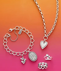 James Avery Sterling Silver Connected Hearts Charm Bracelet