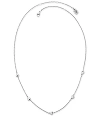 James Avery Sterling Silver Delicate Hearts Station Necklace