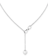 James Avery Sterling Silver Delicate Infinite Love Necklace