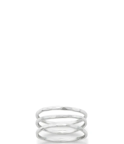 James Avery Sterling SIlver Delicate Forged Rings