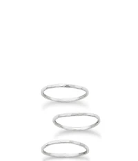 James Avery Sterling SIlver Delicate Forged Rings